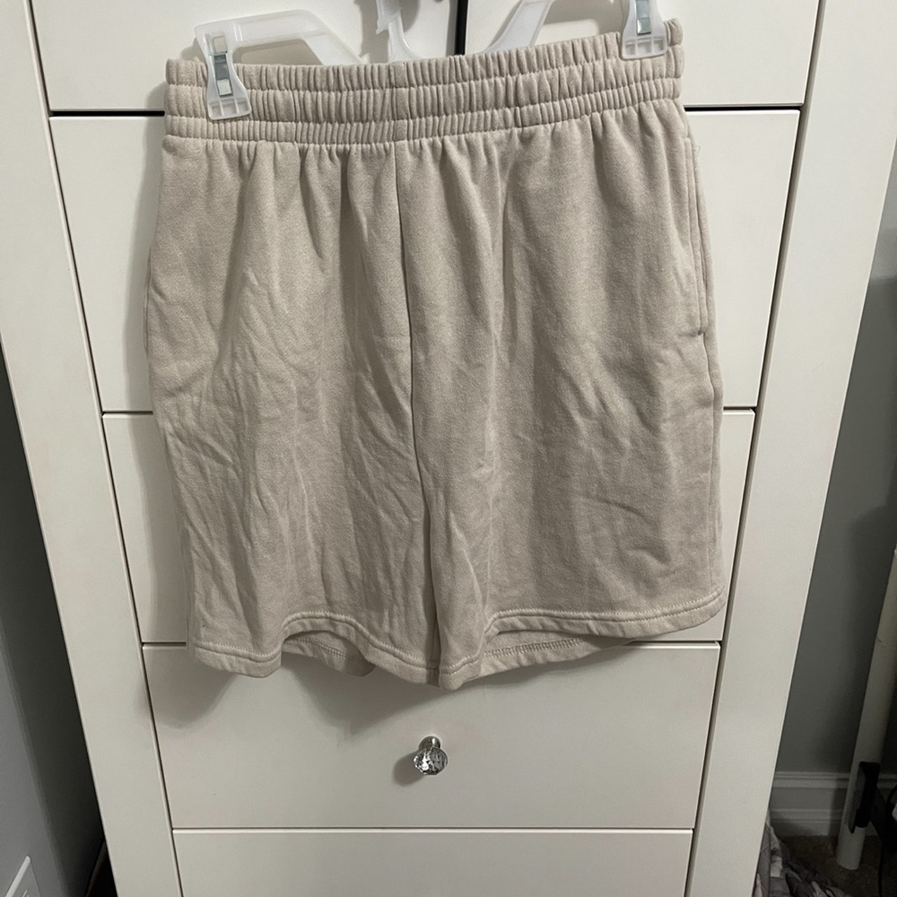 Tan Sweat Shorts